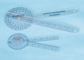 Alimed Goniometer AliMed® Vinyl 12.5 Inch Outer Row Measures 0 to 90°, Middle 0 to 180°, Inner 0 to 360, All in 1° Increments