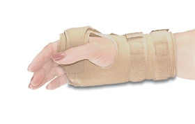 Alimed Arthritis Hand / Wrist Support Freedom® Flannel / Foam Right Hand Beige Large