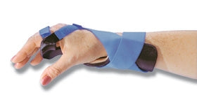 Alimed Ulnar Deviation Wrist Splint Alimed® Long Right Hand Black / Blue Large