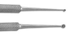 Alimed Bone Curette AliMed® Double-ended Handle 1 mm Tip Straight Tip - M-682550-3774 - Each