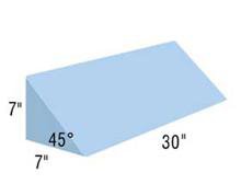 Alimed Positioning Wedge 7 W X 30 D X 7 H Inch Foam Freestanding