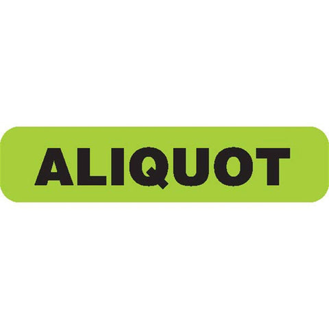 ALIQUOT Phlebotomy/Specimen Receiving Labels MarketLab Aliquot Label PK1000 ,1000 / pk - Axiom Medical Supplies