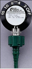 Allied Healthcare LSP Oxygen Flowmeter Continuous 0 - 25 LPM DISS Outlet 1/8 Inch NPT Female Connector