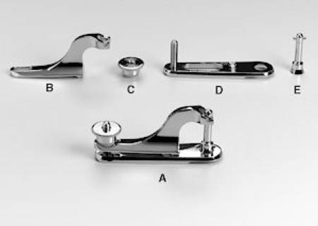 Allied Healthcare Circumcision Bell Clamp Stud Gomco® 1.45 cm Diameter, Infant, Chrome Plated Brass, Reusable - M-403886-4500 - Each