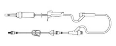 Amsino International Primary Administration Set AmSafe® 10 Drops / mL Drip Rate 83 Inch Tubing 1 Port - M-502016-4011 - Each