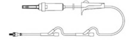 Amsino International Primary Administration Set AmSafe® 10 Drops / mL Drip Rate 96 Inch Tubing 2 Ports - M-688062-1539 - Case of 50