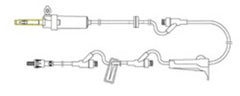 Amsino International Primary Administration Set AMSafe® 15 Drops / mL Drip Rate 94 Inch Tubing 3 Ports - M-688223-3782 - Case of 50