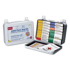 ANSI-Compliant First Aid Kit 10 Unit with Plastic Case ,1 Each - Axiom Medical Supplies