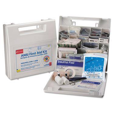 ANSI-Compliant First Aid Kit 10 Unit with Plastic Case ,1 Each - Axiom Medical Supplies