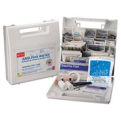 ANSI-Compliant First Aid Kit 10 Unit with Plastic Case ,1 Each - Axiom Medical Supplies