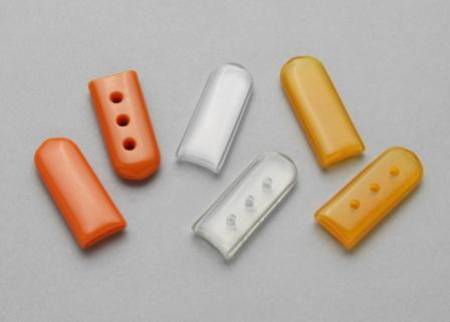 Aspen Surgical Products Instrument Tip Protector 2 X 9 X 25 mm, Regular, Tinted Orange , Non Vented - M-355404-3412 - Pack of 100
