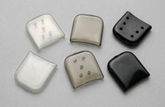 Aspen Surgical Products Instrument Tip Protector 3 X 25 X 25 mm, Tinted Black, Vented - M-355409-1078 - Pack of 100