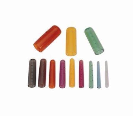 Aspen Surgical Products Instrument Tip Guard 5-6 mm, Tinted Red , Vented, Round, Specialty - M-374081-4078 - Pack of 70