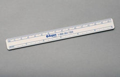 Aspen Surgical Products Wound Measuring Ruler 6 Inch Paper