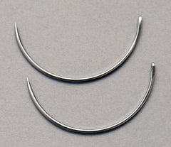 Suture Needle Richard-Allan® 1/2 Circle Taper Point-Light Needle Improved Mayo Catgut Type Size 3 Needle