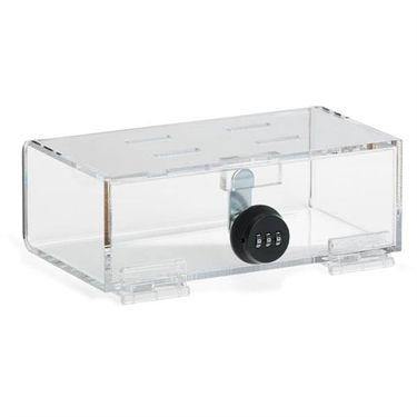 MarketLab Acrylic Combi-Cam Lock Box Small • 8.325"W x 4.5"D x 2.875"H ,1 Each - Axiom Medical Supplies