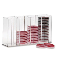 MarketLab Media Plate Holders For 150mm Media Plates • 6"W x 6"D x 9"H ,1 Each - Axiom Medical Supplies