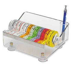 MarketLab Label Tape Dispensers with Blade Holds 24 Rolls • 14"W x 6"D x 4"H ,1 Each - Axiom Medical Supplies
