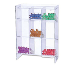 Blood Collection Tube Rack Acrylic Tube Rack • 12"W x 5.5"D x 16"H ,1 Each - Axiom Medical Supplies