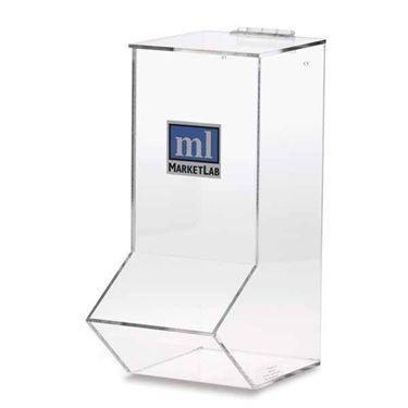 Acrylic Wall Dispensers Single • 6.5"W x 10.25"D x 14.75"H ,1 Each - Axiom Medical Supplies