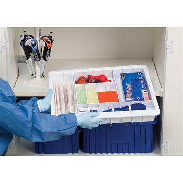 Adjusta Drawer Organizer with Dividers Small • 14.25"L x 8.5"W x 2.75"H ,1 Each - Axiom Medical Supplies