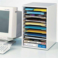Adjustable Desktop Organizers Vertical • 10.75"W x 11.75"D x 16.125"H ,1 Each - Axiom Medical Supplies