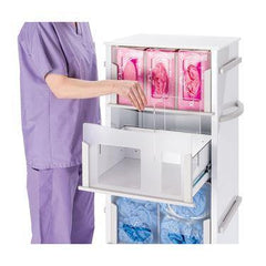 Insight Original Mobile Isolation Station 20"W x 15.5"D x 50.5"H ,1 Each - Axiom Medical Supplies