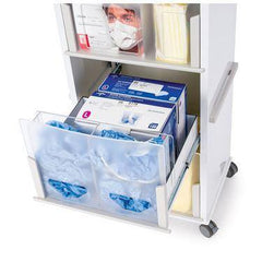 Insight Original Mobile Isolation Station 20"W x 15.5"D x 50.5"H ,1 Each - Axiom Medical Supplies