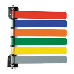 Aluminum Room ID System 4" Flags • Overall: 5"W x 1"D ,1 Each - Axiom Medical Supplies