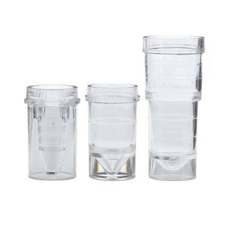 Analyzer Cups 0.5mL • 15.24mm Dia x 25.4mm H ,1000 / pk - Axiom Medical Supplies