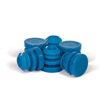 Automation Plug Cap 13mm Plug Cap for Beckman IDS Auto Track Blue ,500 Per Pack - Axiom Medical Supplies