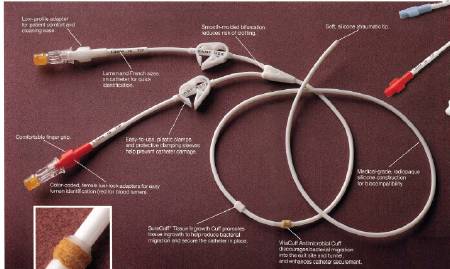 Bard Peripheral Vascular Hemodialysis Catheter Hickman® 12.5 Fr. Triple Lumen - M-645842-3626 - Each