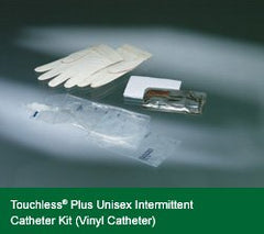 Bard Intermittent Catheter Kit Touchless® Plus Closed System / Straight Tip 8 Fr. Without Balloon Vinyl