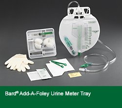 Bard Catheter Insertion Tray Bard® Add-A-Foley Foley Without Catheter Without Balloon Without Catheter