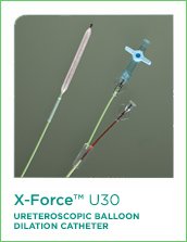 Bard Ureteroscopic Balloon Dilation Catheter X-FORCE® U30 6 mm Diameter X 4 cm Length Balloon