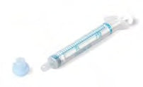 Baxter Oral Medication Syringe Exacta-Med® 0.5 mL Pharmacy Pack Oral Tip Without Safety