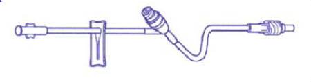 Baxter Extension Set Clearlink™ 14 Inch Tubing 1 Port 2.2 mL Priming Volume - M-467611-3849 - Case of 48