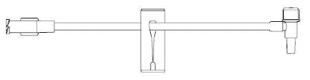 B. Braun Extension Set 6 Inch Tubing 0.6 mL Priming Volume DEHP-Free - M-226489-1283 - Case of 100