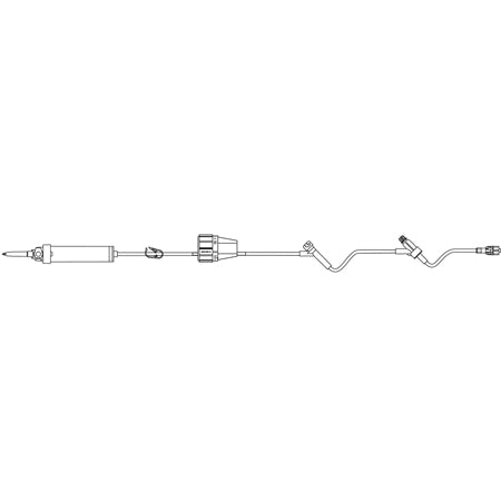 B. Braun Emergency Medical Services Set 20 Drops / mL Drip Rate 89 Inch Tubing 2 Ports - M-739909-2803 - Case of 50