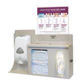 Bowman ABS Touchless One Lock Hygiene System With Lock and Landscape Sign • 22.25"W x 6"D x 22.4"H ,1 Each - Axiom Medical Supplies