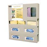 Bowman ABS Quad Glove Isolation Station with Sign Bowman ABS Quad Glove Isolation Station with Sign • 23.38"W x 4.33"D x 26.73"H ,1 Each - Axiom Medical Supplies