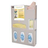 Bowman ADA ABS Isolation Station with Wipe Holder Bowman ABS Isolation Station with Wipe Holder and Sign • 16.76"W x 4.35"D x 25.73"H ,1 Each - Axiom Medical Supplies