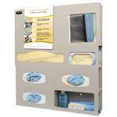 Bowman ABS Isolation Stations ABS • With Sign • 23.38"W x 5.38"D x 26.63"H ,1 Each - Axiom Medical Supplies