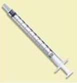 Becton Dickinson Tuberculin Syringe BD™ 1 mL Blister Pack Luer Slip Tip Without Safety - M-741114-2444 - Each