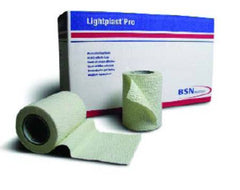 BSN Medical Elastic Tape Lightplast® Pro Water Resistant Cotton 3 Inch X 5 Yard White NonSterile