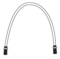 Bemis Healthcare Suction Connector Tubing 6 Foot Length 0.25 Inch ID NonSterile Female Connector Clear