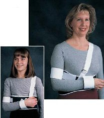Bird & Cronin Shoulder Immobilizer Comfor™ One Size Fits Most Foam / Nylon Hook and Loop Strap Closure Sling Left or Right Arm