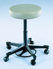 Blickman Exam Stool Blickman Built™ Backless Pneumatic Height Adjustment 5 Casters Black