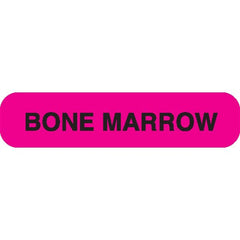 BONE MARROW Phlebotomy/Specimen Receiving Labels MarketLab Bone Marrow Label, Pink PK1000 ,1000 / pk - Axiom Medical Supplies