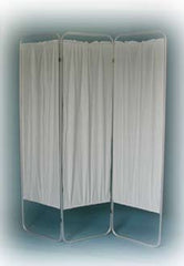 Brandt Industries Privacy Screen Folding 3-Panel Anodized Aluminum